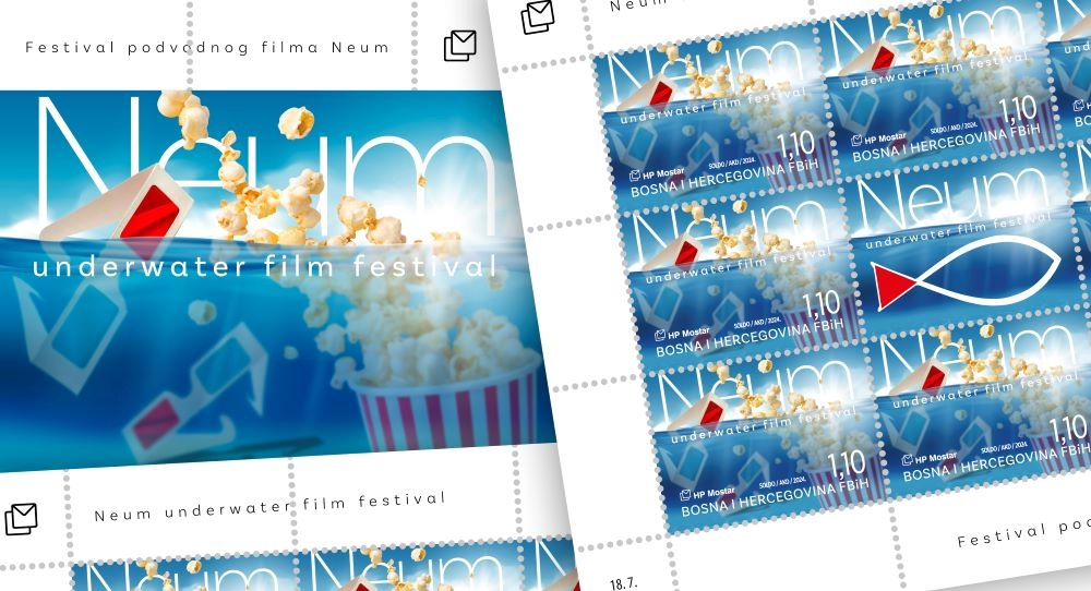 Suradnja Neum underwater film festivala i Hrvatske pošte d.o.o. Mostar